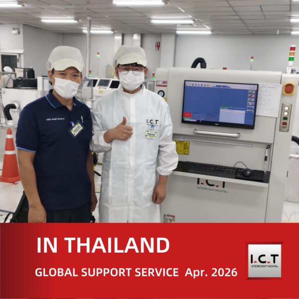 I.C.T Hỗ trợ kỹ thuật toàn cầu về lắp đặt máy khắc laser ở Thái Lan